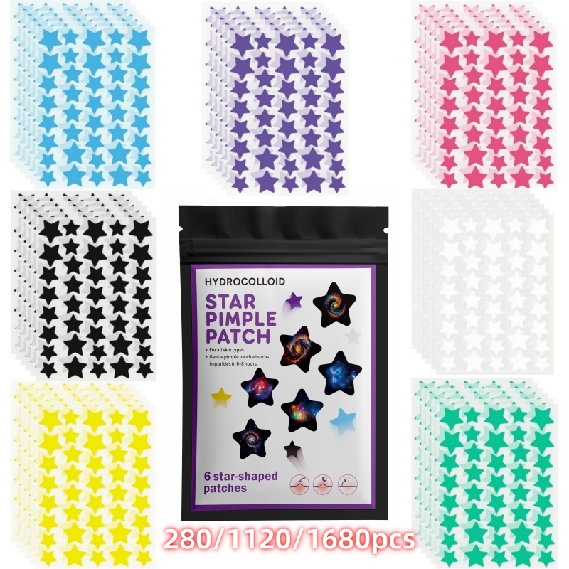Event & Party Supply - Parches hidrocoloides para el acné, 280/1120/1680