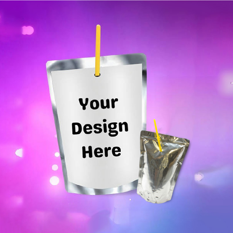 Party Event Supplier - Etiqueta Personalizada para Bolsas de Jugo,