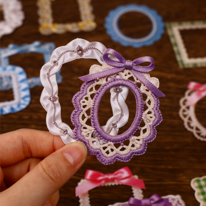 Papercraft Supply Ribbon - 1 paquete/8 piezas de pegatinas vintage