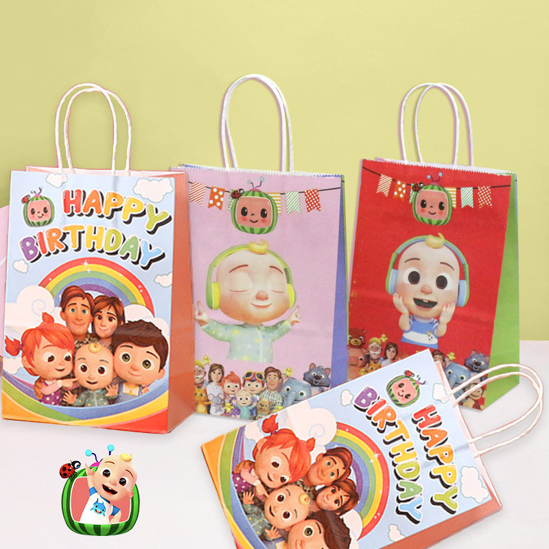 Supply Event - Cocomelons-Juego de bolsas de regalo para