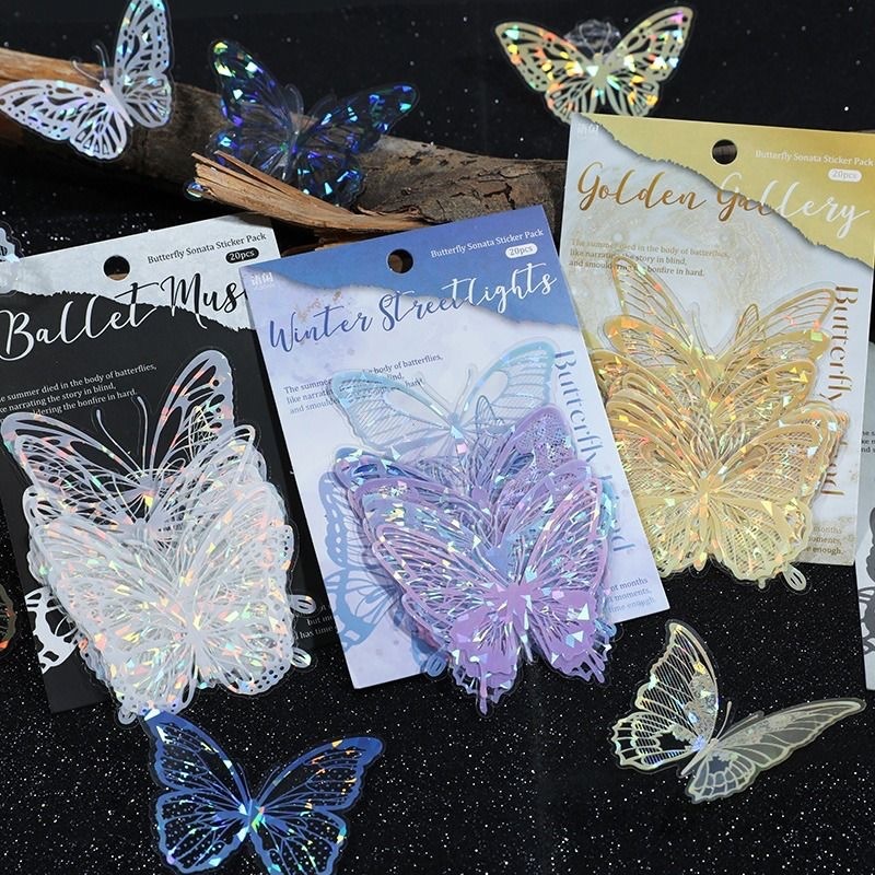 Party Event Supplier - Adornos de Mariposas 3D en PET