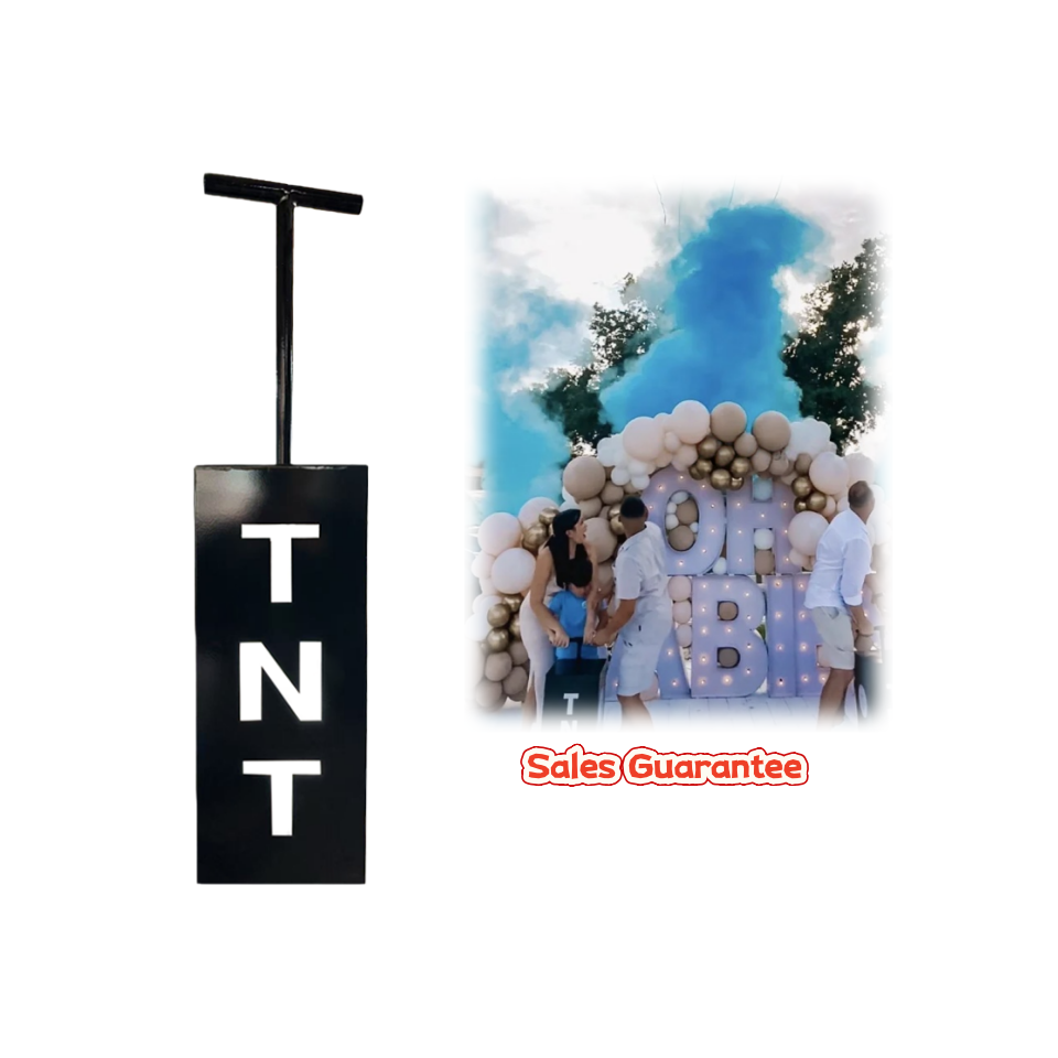 Confetti Cannon Tube - Set de Revelación de Género TNT