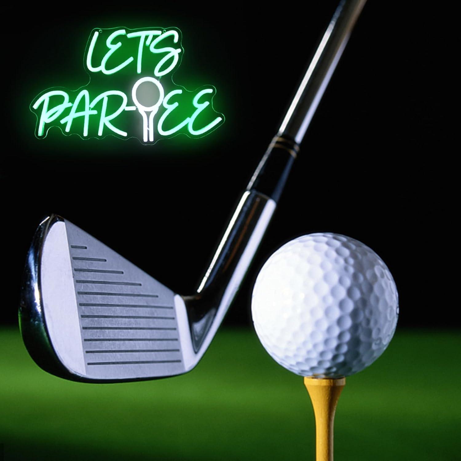 Let's Par Tee Letrero de Neón  - Neon Sign Party reseña y precio