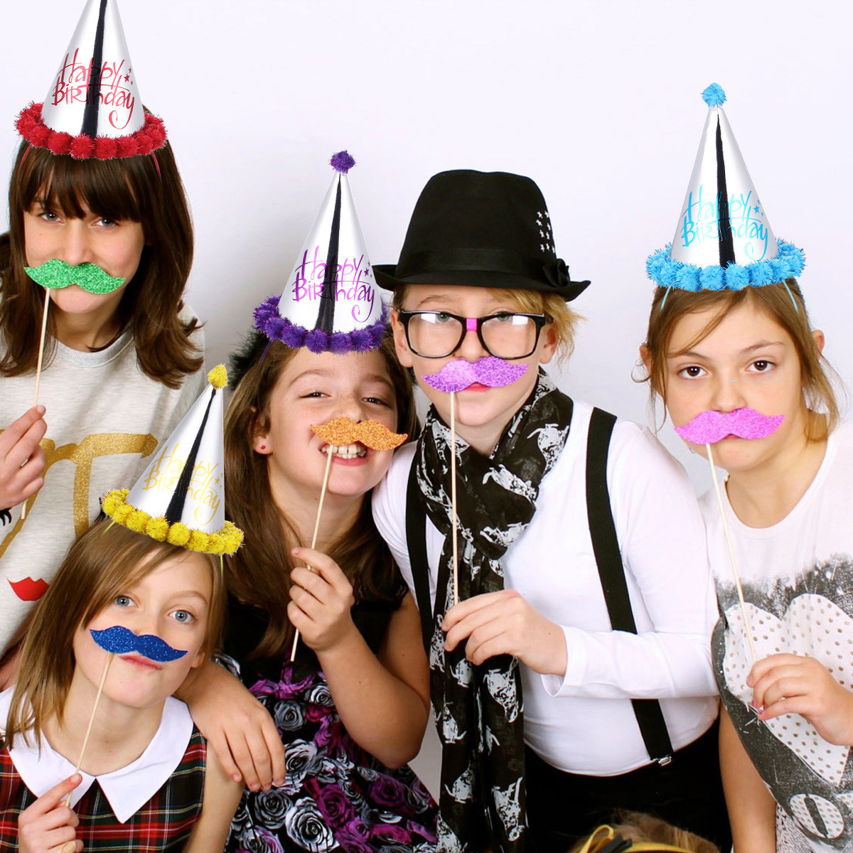 5 Gorros de Papel Láser para C - Party Hat Cone reseña y precio