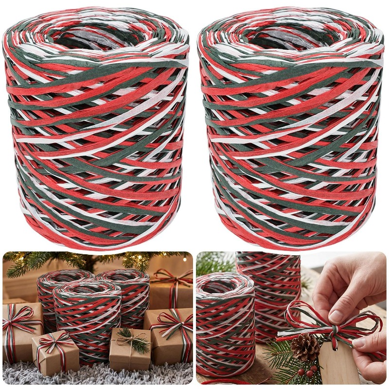 Cinta de papel de rafia de 150 - Papercraft Supply Ribbon reseña y precio