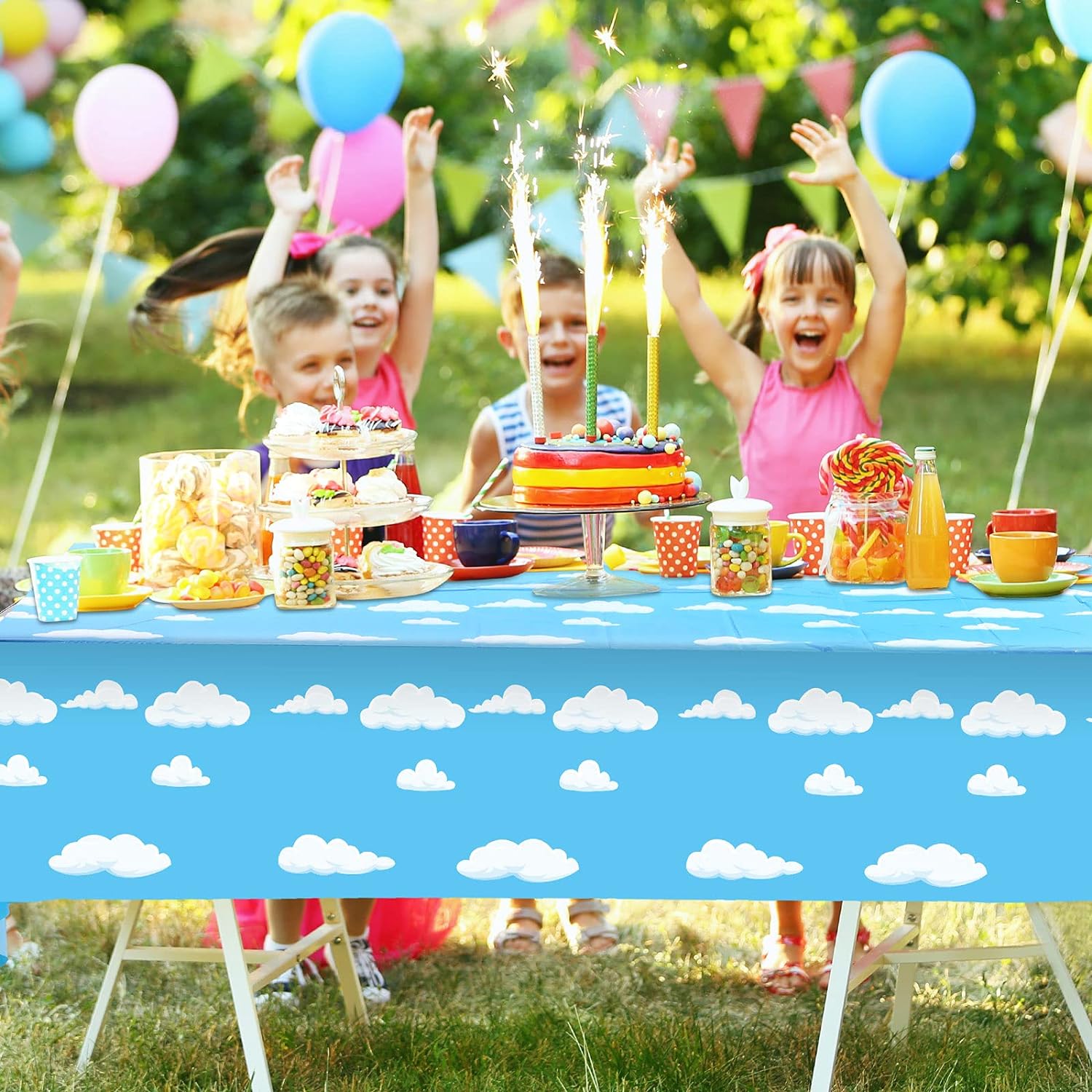 Mantel de Fiesta de Cumpleaños - Table Cloth Disposable reseña y precio