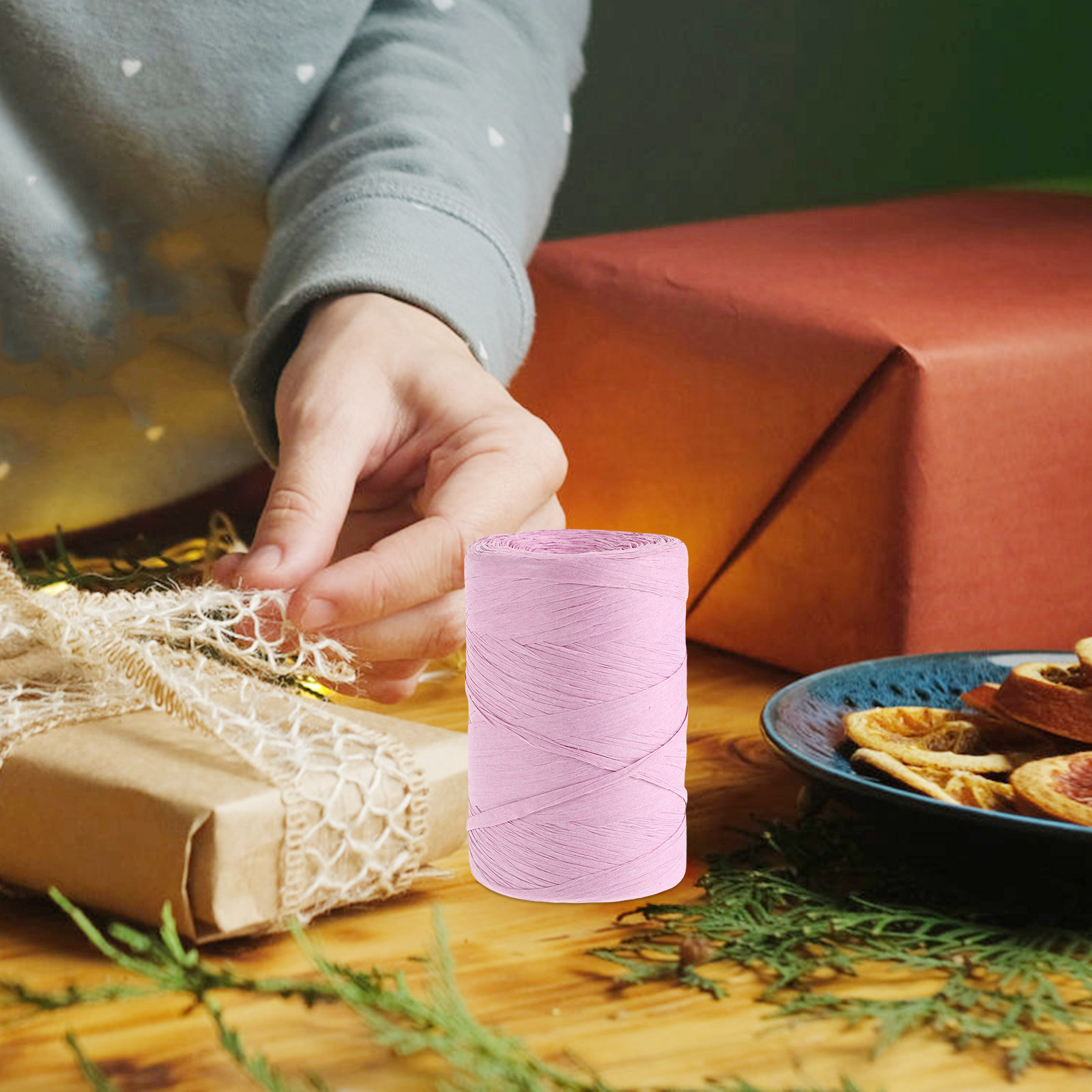 Cinta de Rafia de Papel de Col - Papercraft Supply Ribbon reseña y precio