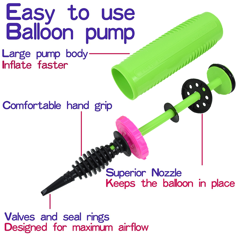 Bomba de globo de doble acción - Balloon Pump Hand reseña y precio