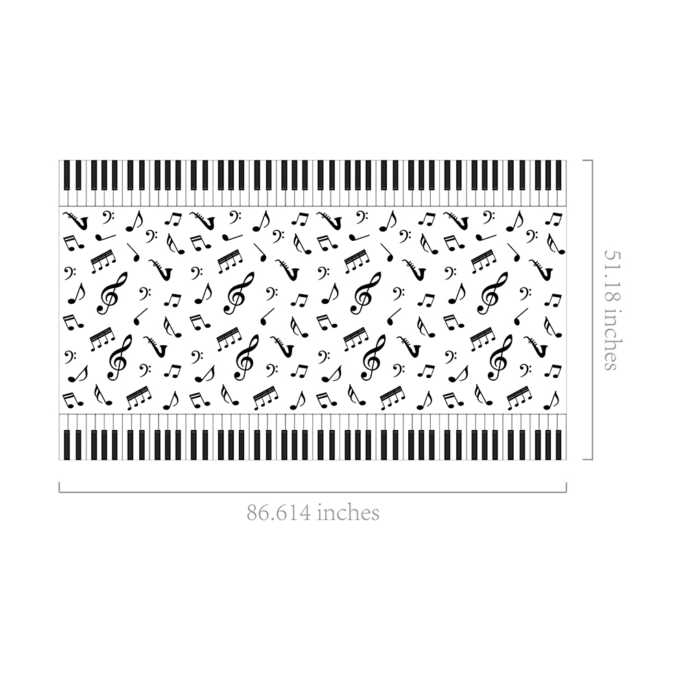 1 unidad de mantel con notas m - Table Cloth Disposable reseña y precio