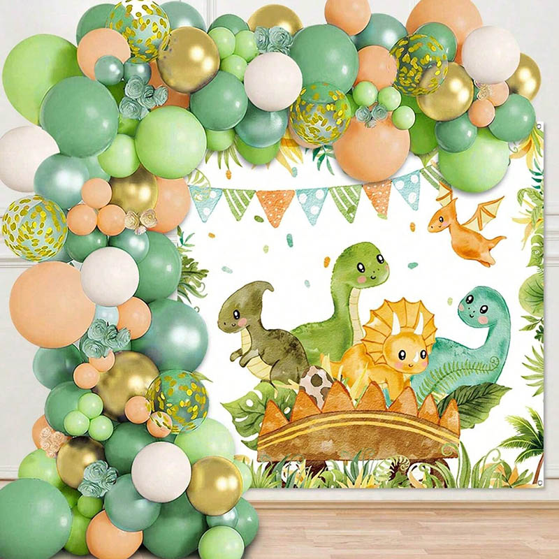 Juego de globos de dinosaurio, - Balloon Arch Kit reseña y precio