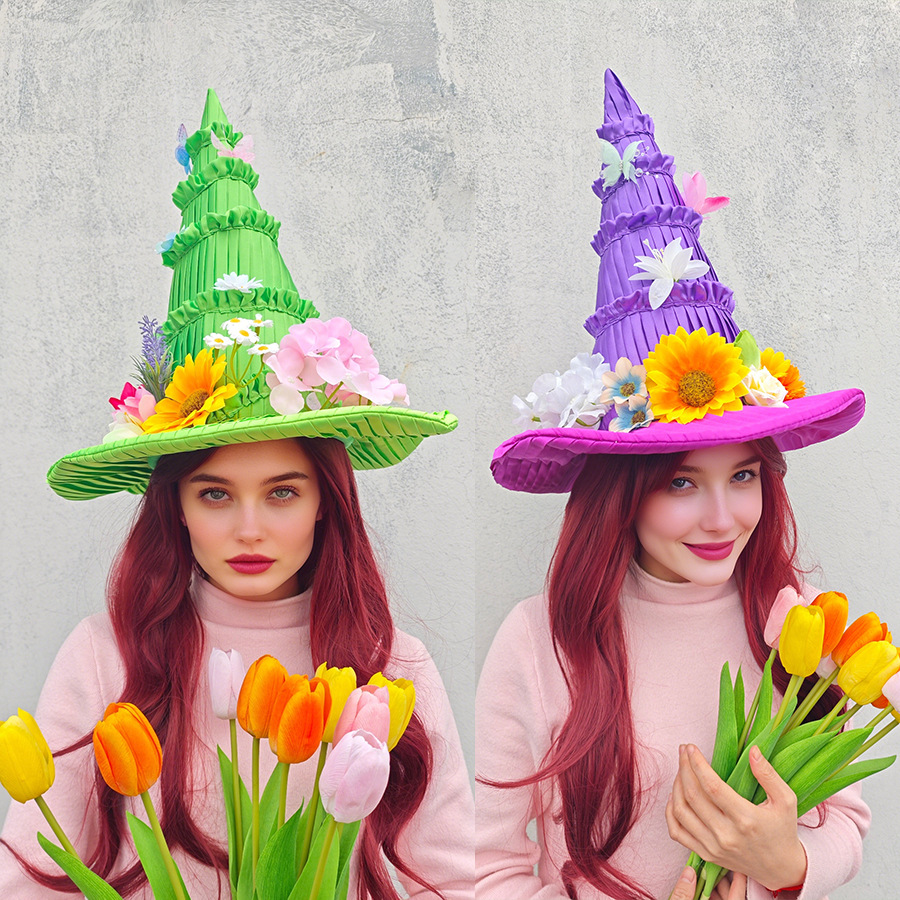 Sombrero de Bruja de Pascua, S - Party Hat Cone reseña y precio