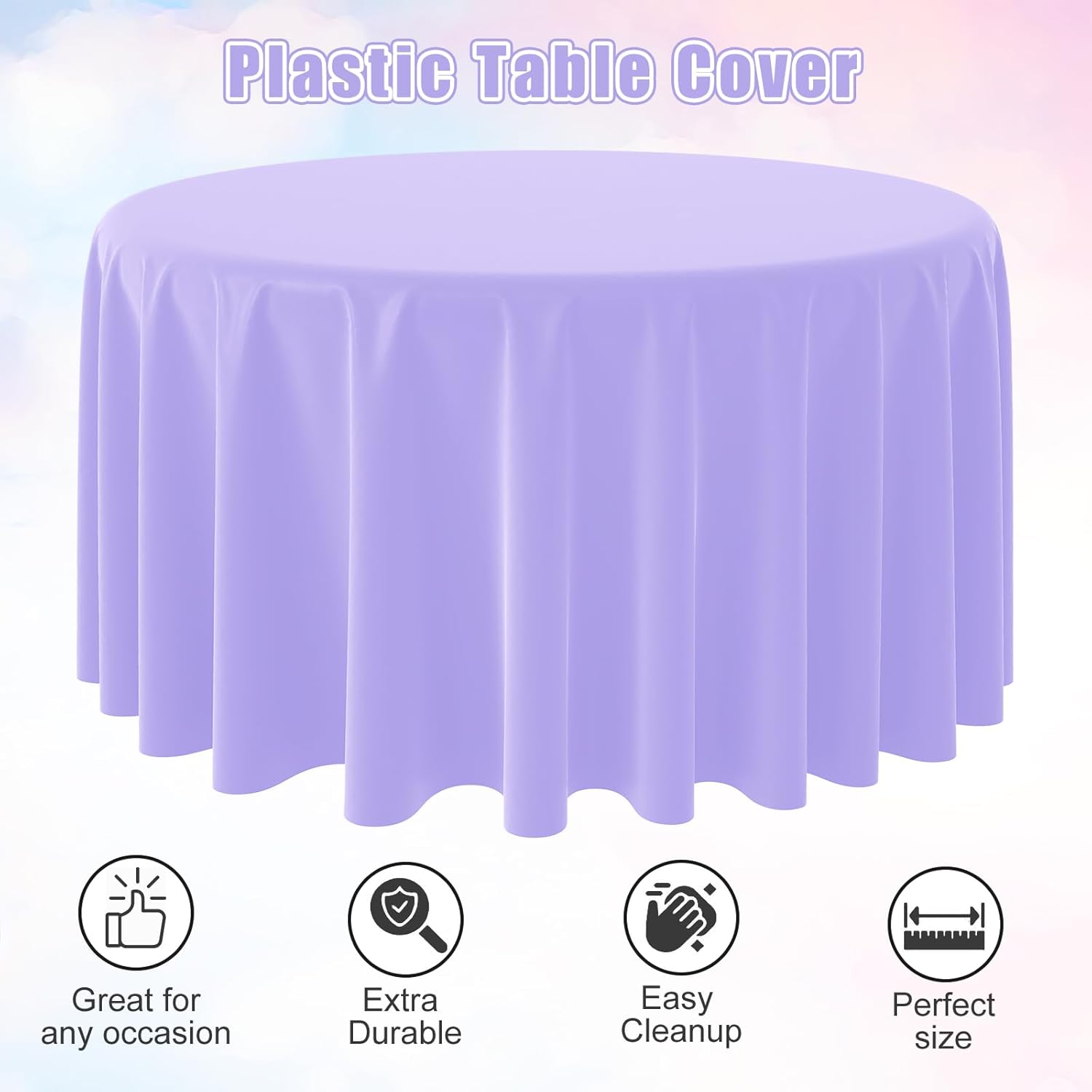 Mantel redondo desechable de C - Table Cloth Disposable reseña y precio
