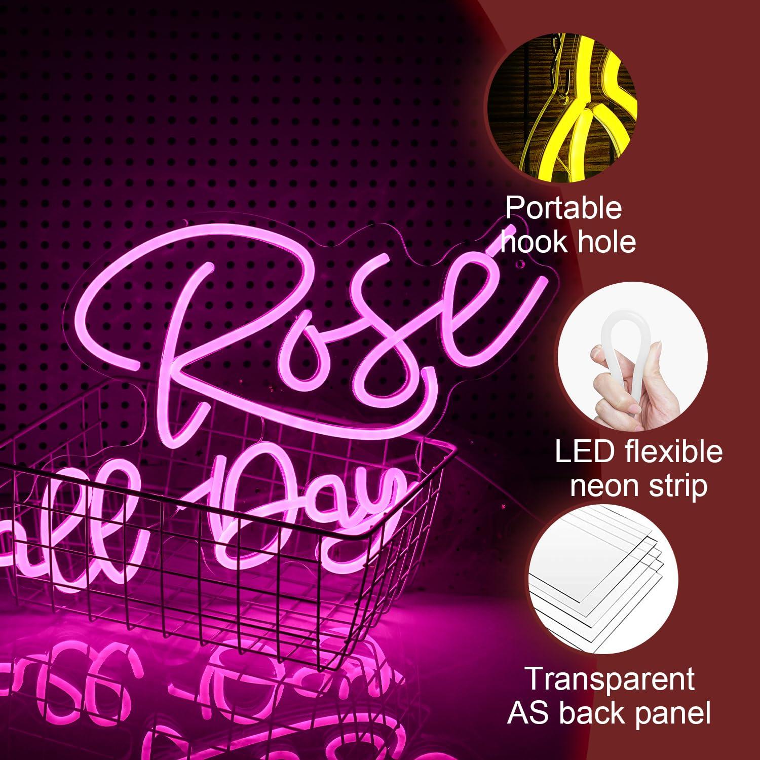 Letrero de neón con forma de r - Neon Sign Party reseña y precio