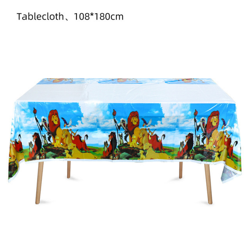 Simba León rey mantel fiesta d - Table Cloth Disposable reseña y precio