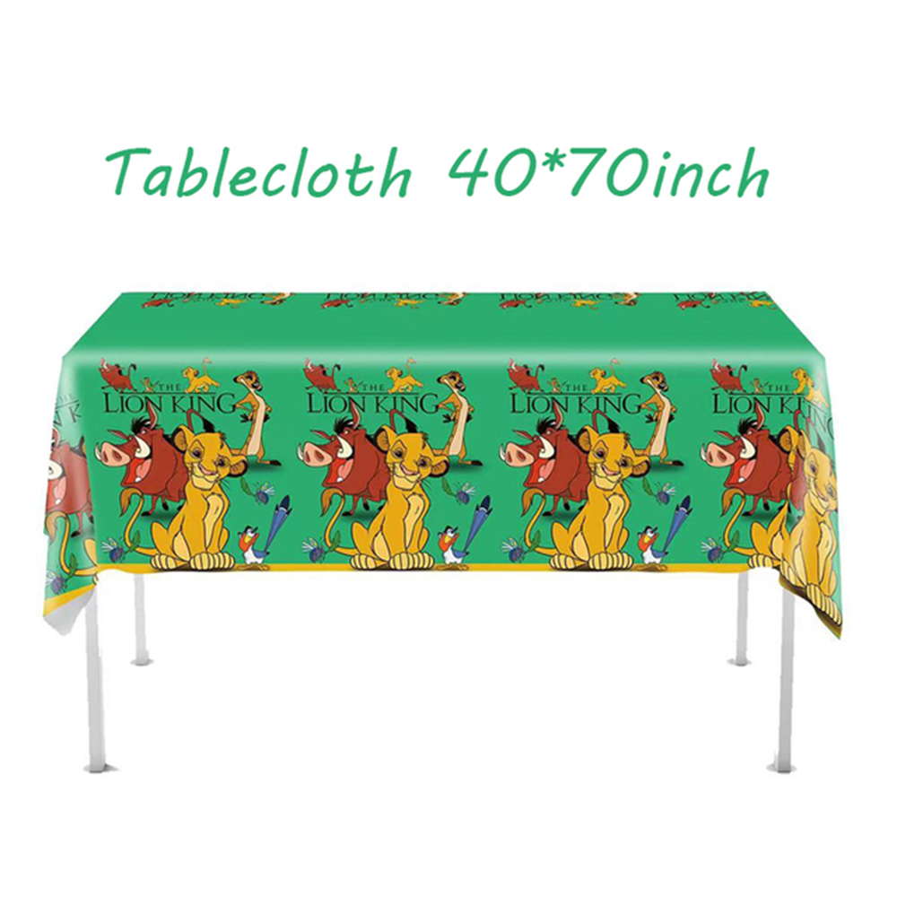 Simba León rey mantel fiesta d - Table Cloth Disposable reseña y precio