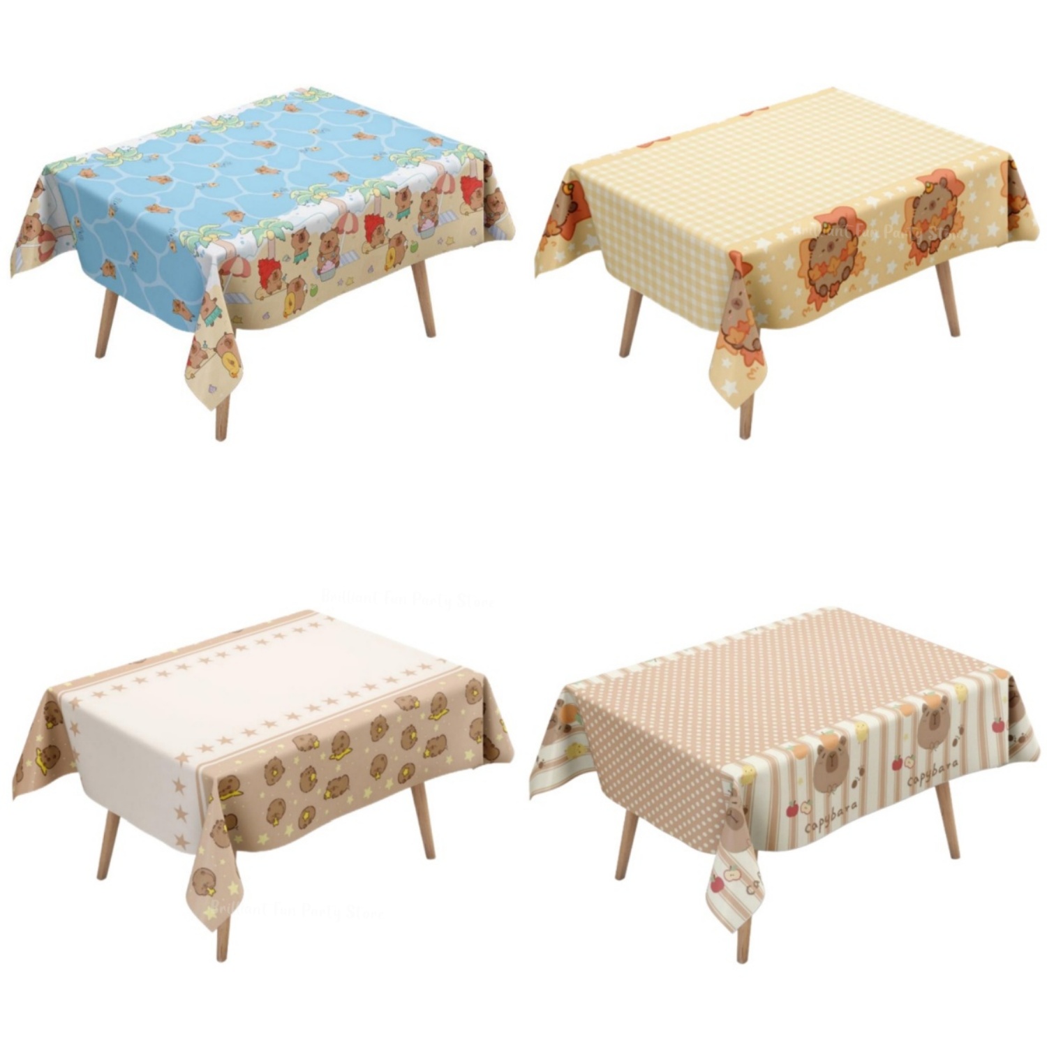 Bonita mantel de capibara para - Table Cloth Disposable reseña y precio