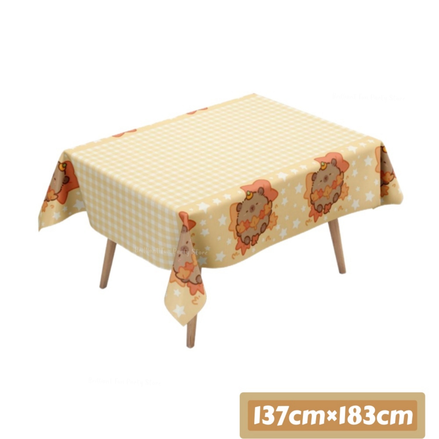 Bonita mantel de capibara para - Table Cloth Disposable reseña y precio